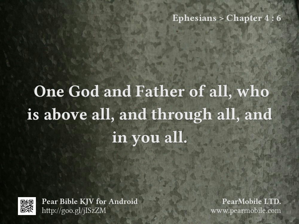 Ephesians, Chapter 4:6